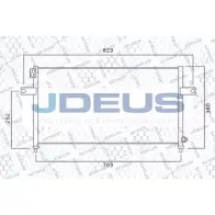 Радиатор кондиционера JDEUS K1N 36RF SR9YL Nissan Navara (D22) 1 Пикап 2.5 TDiC 4x4 103 л.с. 1998 – 2001 719M51