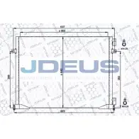 Радиатор кондиционера JDEUS 723M27 FP08RT NS EG1 Opel Vivaro (A) 1 Фургон 1.9 DTI (F7) 101 л.с. 2001 – 2025
