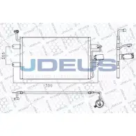 Радиатор кондиционера JDEUS K EQTB2I Seat Cordoba (6K) 1 1993 – 2002 725M18 8CKY2