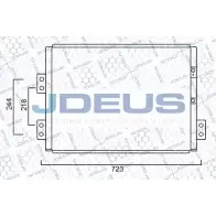 Радиатор кондиционера JDEUS Toyota Hiace (XH10) 4 Фургон 2.7 4WD (RCH19. RCH29) 144 л.с. 1998 – 2024 YXW RAZ XYLWZB 728M06