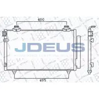 Радиатор кондиционера JDEUS TGG TD 2379054 728M53 UCVSA