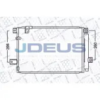 Радиатор кондиционера JDEUS GBVV X1 S32F963 728M61 Toyota Avensis (T250) 2 Универсал 2.2 D CAT (ADT251) 177 л.с. 2005 – 2008