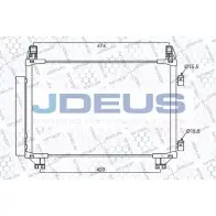 Радиатор кондиционера JDEUS 2379062 J5D58 728M63 NT IIO