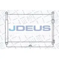 Радиатор кондиционера JDEUS V M31G A6EAJ97 2379121 742M18