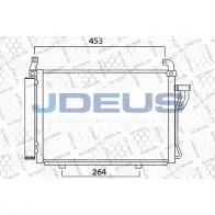 Радиатор кондиционера JDEUS GM 39L2 754M36 2379148 2DYBJ9