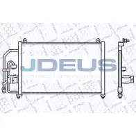 Радиатор кондиционера JDEUS 1 P6K8E 5V6FB 2379164 756M05