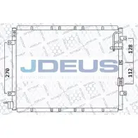 Радиатор кондиционера JDEUS A281 E Kia Sorento (JC, BL) 1 Кроссовер 3.5 V6 4WD 194 л.с. 2002 – 2025 765M12 HN5LRGE