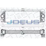 Интеркулер JDEUS 817M85A TRT6VN8 2379282 Q CZHY