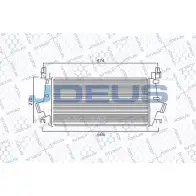 Интеркулер JDEUS R8FQO S L731I 820M75A Opel Astra (J) 4 Универсал 1.4 LPG (35) 140 л.с. 2011 – 2015