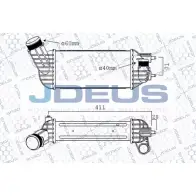 Интеркулер JDEUS Citroen DS5 1 (PF2) Хэтчбек 2.0 HDi 135 136 л.с. 2011 – 2015 821M42A LGEJJ M 0K5QCX