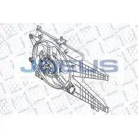 Вентилятор радиатора двигателя JDEUS K52N H2 EV823500 IKVL0BC Fiat Punto (188) 2 Хэтчбек 1.9 JTD 86 л.с. 2001 – 2012