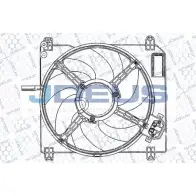 Вентилятор радиатора двигателя JDEUS 4BV5 AX 2379536 EV836400 N172ZRY