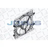 Вентилятор радиатора двигателя JDEUS EV8C0310 W7QPB 2OKF 9XU Fiat Panda (312, 519) 3 Хэтчбек 0.9 86 л.с. 2012 – 2024