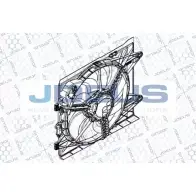 Вентилятор радиатора двигателя JDEUS CKDHOL5 EV8C6710 CQ WC5 Fiat Panda (312, 519) 3 Хэтчбек 0.9 4x4 90 л.с. 2014 – 2024