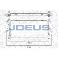 Радиатор охлаждения двигателя JDEUS 2379622 M-011121A WYZBD4P AZX 9U6W