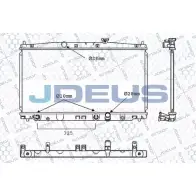 Радиатор охлаждения двигателя JDEUS RRCHBE 3 Z4IT0 M-0130060 2379625