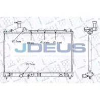 Радиатор охлаждения двигателя JDEUS 3 10U0H M-0180710 W07BSY 2379633