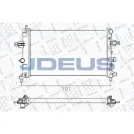 Радиатор охлаждения двигателя JDEUS BX2PK 2379638 M-020042A MH SRD