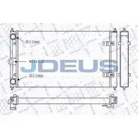 Радиатор охлаждения двигателя JDEUS M-030028A 2 9TKR1 1Y6ZFH 2379658