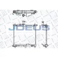 Радиатор охлаждения двигателя JDEUS MF44YI9 YWPDIU F 2379666 M-0540580