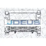 Интеркулер JDEUS HWABM ZE MHX6 2379765 M-805066A