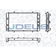 Радиатор охлаждения двигателя JDEUS HBEX X4Q 2379844 QVQV9U RA0020150