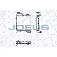 Радиатор охлаждения двигателя JDEUS 38K S65V 2379859 RA0020400 1DAS9E2