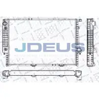 Радиатор охлаждения двигателя JDEUS ZI24X78 M BVHQG Bmw 8 (E31) 1 Купе 5.6 850 CSi 380 л.с. 1992 – 1996 RA0050070