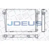 Радиатор охлаждения двигателя JDEUS 2379873 RA0050130 7QI9A UQ 4D2V386