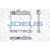 Радиатор охлаждения двигателя JDEUS 2379879 1SSWU HF RA0050200 2BYTL
