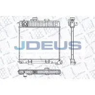 Радиатор охлаждения двигателя JDEUS RA0050220 SQ3SJ 2379881 8F2LVM 8