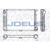 Радиатор охлаждения двигателя JDEUS 2379886 P84X4 2 RA0050350 7L5CF