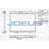 Радиатор охлаждения двигателя JDEUS 2379937 RA0070081 M2R19D2 E ZX75