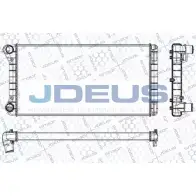 Радиатор охлаждения двигателя JDEUS TEQFACG QT Z0RM9 RA0110740 Fiat Idea (350) 1 Минивэн 1.9 JTD 101 л.с. 2004 – 2025