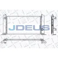 Радиатор охлаждения двигателя JDEUS GH5Q3JM V 4NQ4ML Fiat Stilo (192) 1 2001 – 2010 RA0110851