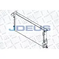 Радиатор охлаждения двигателя JDEUS 49Q3GO RA0110990 Fiat Idea (350) 1 Минивэн 1.3 D Multijet 70 л.с. 2004 – 2025 Z J8ZI