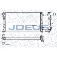 Радиатор охлаждения двигателя JDEUS UQ 2DU RA0111310 NOHCS 2380044