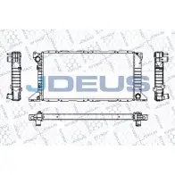 Радиатор охлаждения двигателя JDEUS W8F0T 2380112 12 VB93X RA0120880