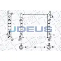 Радиатор охлаждения двигателя JDEUS 2380124 5240S RA0121002 XMZR J