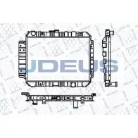 Радиатор охлаждения двигателя JDEUS 2380166 8ONEFZ RA0160090 SNX 2PD