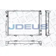 Радиатор охлаждения двигателя JDEUS OKB9RS0 MTUMN UU 2380182 RA0170110