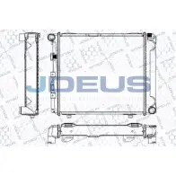 Радиатор охлаждения двигателя JDEUS 2380186 RA0170150 O TZ2CD 4YNWOIG