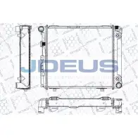 Радиатор охлаждения двигателя JDEUS PKGA J 2380187 RA0170160 HVJZJ40