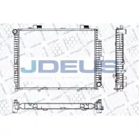 Радиатор охлаждения двигателя JDEUS 0C1B0R F RA0170640 Mercedes E-Class (W210) 2 Седан 3.0 E 300 Turbo D (225) 177 л.с. 1996 – 1999 5RNQDBH