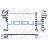 Радиатор охлаждения двигателя JDEUS 2380242 QZ UBAI RA0170840 RFSG8KL