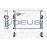 Радиатор охлаждения двигателя JDEUS H6R 42 Mercedes E-Class (S211) 3 Универсал 5.5 E 500 T 4 matic (2190) 388 л.с. 2006 – 2009 4FPHY RA0170980