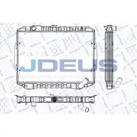 Радиатор охлаждения двигателя JDEUS WJML UKH 2380263 RA0180060 X7IT3Z6