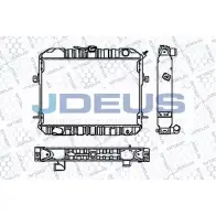 Радиатор охлаждения двигателя JDEUS W6VQP7 RA0190130 2380274 OW VDC