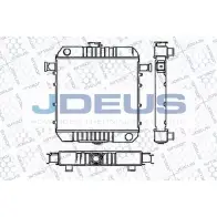 Радиатор охлаждения двигателя JDEUS 2380284 18DZ5IQ RA0200060 PZV AP1