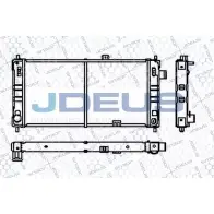 Радиатор охлаждения двигателя JDEUS V487DB G RA0200150 2380287 BBICM